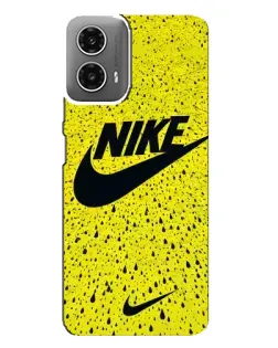 Чехол для Motorola MOTO G34 с картинкой «Желтый текстурный Nike» Чехол для Motorola MOTO G34 с картинкой «Желтый текстурный Nike»