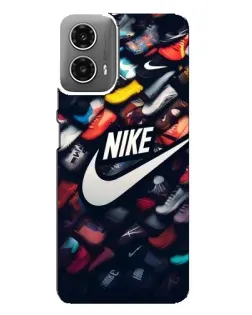 Чехол для Motorola MOTO G34 с картинкой «Коллекция кроссовок Nike» Чехол для Motorola MOTO G34 с картинкой «Коллекция кроссовок Nike»