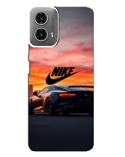 Чехол для Motorola MOTO G34 с картинкой «Nike и суперкар» Чехол для Motorola MOTO G34 с картинкой «Nike и суперкар»