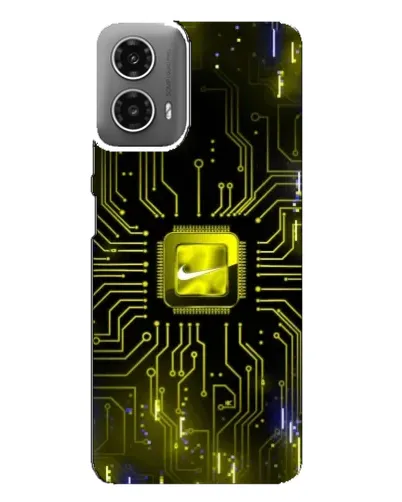 Чехол для Motorola MOTO G34 с картинкой «Nike — золотая искра» Чехол для Motorola MOTO G34 с картинкой «Nike — золотая искра»