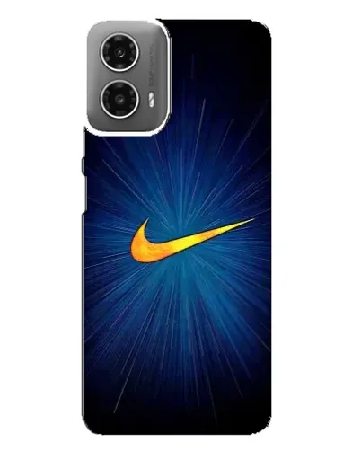 Чехол для Motorola MOTO G34 с картинкой «Синий пульс Nike» Чехол для Motorola MOTO G34 с картинкой «Синий пульс Nike»