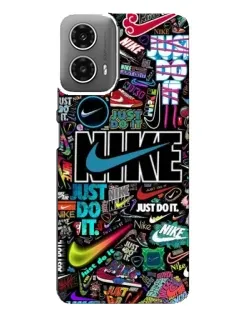 Чехол для Motorola MOTO G34 с картинкой «Яркий коллаж Nike» Чехол для Motorola MOTO G34 с картинкой «Яркий коллаж Nike»