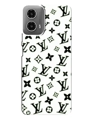 Чехол для Motorola MOTO G34 с картинкой «Монохромный хаос LV» Чехол для Motorola MOTO G34 с картинкой «Монохромный хаос LV»