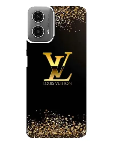 Чехол для Motorola MOTO G34 с картинкой «LV — золотые искры» Чехол для Motorola MOTO G34 с картинкой «LV — золотые искры»