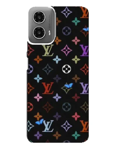 Чехол для Motorola MOTO G34 с картинкой «Цветная монограмма LV» Чехол для Motorola MOTO G34 с картинкой «Цветная монограмма LV»
