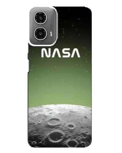 Чехол для Motorola MOTO G34 с картинкой «NASA — лунный градиент»