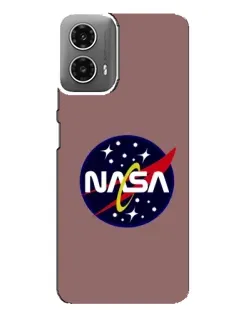Чехол для Motorola MOTO G34 с картинкой «NASA — ретро космос» Чехол для Motorola MOTO G34 с картинкой «NASA — ретро космос»