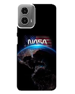 Чехол для Motorola MOTO G34 с картинкой «Земля из космоса NASA» Чехол для Motorola MOTO G34 с картинкой «Земля из космоса NASA»