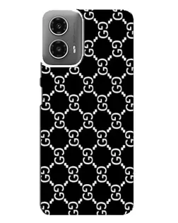 Чехол для Motorola MOTO G34 с картинкой «Gucci — сетчатый паттерн»