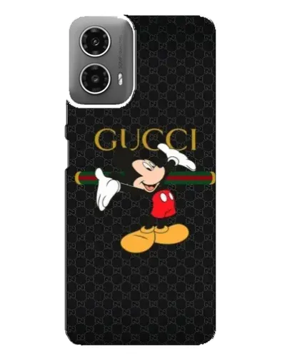 Чехол для Motorola MOTO G34 с картинкой «Микки Маус Gucci» Чехол для Motorola MOTO G34 с картинкой «Микки Маус Gucci»