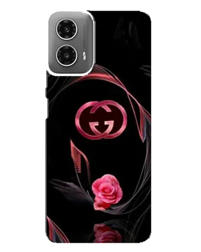 Чехол для Motorola MOTO G34 с картинкой «Gucci — неоновая роза» Чехол для Motorola MOTO G34 с картинкой «Gucci — неоновая роза»