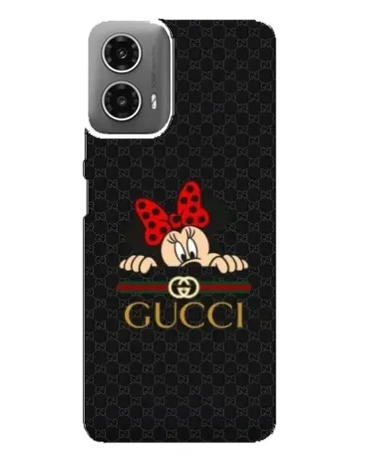 Чехол для Motorola MOTO G34 с картинкой «Минни Маус Gucci — черный» Чехол для Motorola MOTO G34 с картинкой «Минни Маус Gucci — черный»