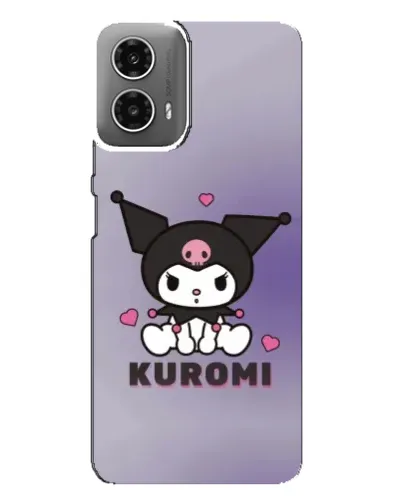 Чехол для Motorola MOTO G34 с картинкой «Kuromi — фиолетовый арт» Чехол для Motorola MOTO G34 с картинкой «Kuromi — фиолетовый арт»