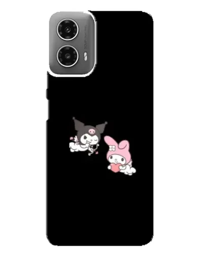 Чехол для Motorola MOTO G34 с картинкой «My Melody и Kuromi» Чехол для Motorola MOTO G34 с картинкой «My Melody и Kuromi»