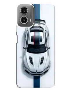 Чехол для Motorola MOTO G34 с картинкой «Вид сверху — BMW M»
