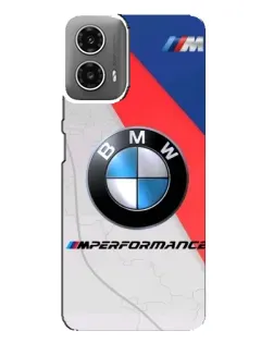 Чехол для Motorola MOTO G34 с картинкой «BMW Performance стиль»