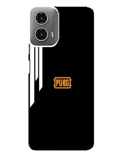 Чехол для Motorola MOTO G34 с картинкой «PUBG — вертикальные линии»