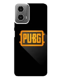 Чехол для Motorola MOTO G34 с картинкой «PUBG — рамка лого» Чехол для Motorola MOTO G34 с картинкой «PUBG — рамка лого»