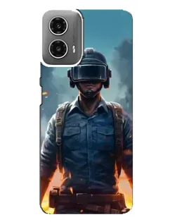 Чехол для Motorola MOTO G34 с картинкой «PUBG — реалистичный герой» Чехол для Motorola MOTO G34 с картинкой «PUBG — реалистичный герой»