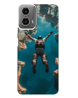 Чехол для Motorola MOTO G34 с картинкой «PUBG — свободное падение» Чехол для Motorola MOTO G34 с картинкой «PUBG — свободное падение»