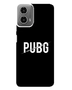 Чехол для Motorola MOTO G34 с картинкой «PUBG — белый логотип» Чехол для Motorola MOTO G34 с картинкой «PUBG — белый логотип»