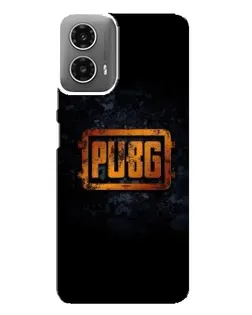 Чехол для Motorola MOTO G34 с картинкой «PUBG — золотой логотип» Чехол для Motorola MOTO G34 с картинкой «PUBG — золотой логотип»