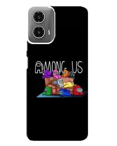 Чехол для Motorola MOTO G34 с картинкой «Логотип Among Us» Чехол для Motorola MOTO G34 с картинкой «Логотип Among Us»