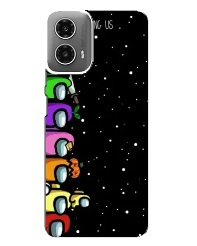 Чехол для Motorola MOTO G34 с картинкой «Команда Among Us» Чехол для Motorola MOTO G34 с картинкой «Команда Among Us»