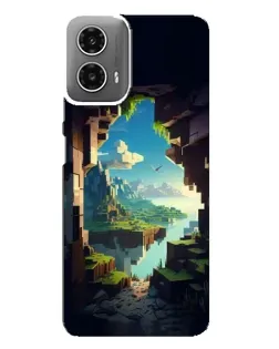 Чехол для Motorola MOTO G34 с картинкой «Вид из пещеры» Чехол для Motorola MOTO G34 с картинкой «Вид из пещеры»