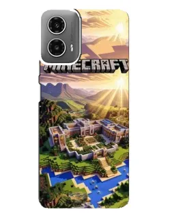 Чехол для Motorola MOTO G34 с картинкой «Minecraft панорама» Чехол для Motorola MOTO G34 с картинкой «Minecraft панорама»