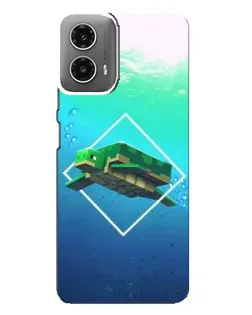 Чехол для Motorola MOTO G34 с картинкой «Черепаха Minecraft» Чехол для Motorola MOTO G34 с картинкой «Черепаха Minecraft»