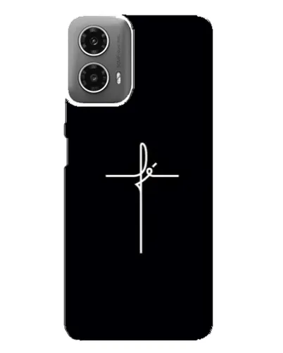 Чехол для Motorola MOTO G34 с картинкой «Тонкий крест» Чехол для Motorola MOTO G34 с картинкой «Тонкий крест»