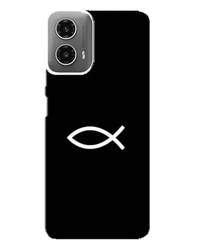 Чехол для Motorola MOTO G34 с картинкой «Символ рыбы Jesus» Чехол для Motorola MOTO G34 с картинкой «Символ рыбы Jesus»