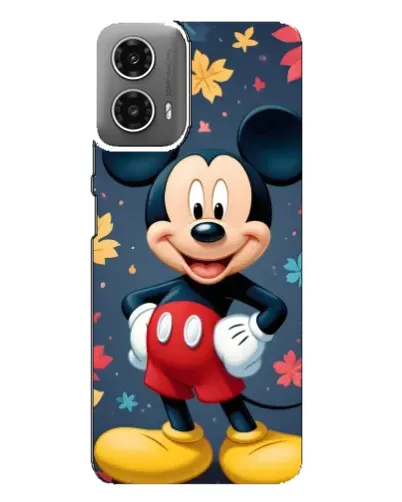 Чехол для Motorola MOTO G34 с картинкой «Осенний Mickey Mouse»