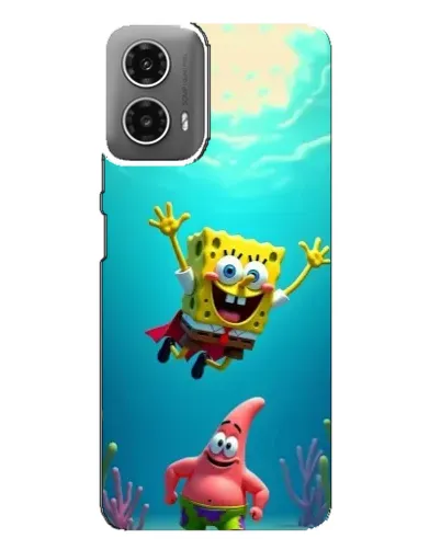 Чехол для Motorola MOTO G34 с картинкой «Спанч Боб под водой» Чехол для Motorola MOTO G34 с картинкой «Спанч Боб под водой»