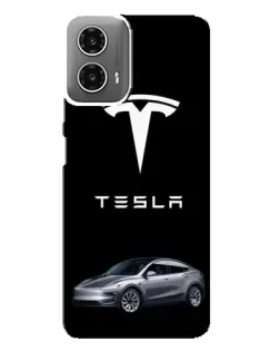 Чехол для Motorola MOTO G34 с картинкой «Tesla Model Y» Чехол для Motorola MOTO G34 с картинкой «Tesla Model Y»