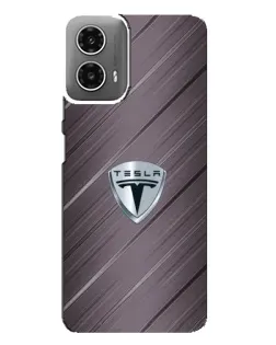 Чехол для Motorola MOTO G34 с картинкой «Металлическая текстура Tesla» Чехол для Motorola MOTO G34 с картинкой «Металлическая текстура Tesla»