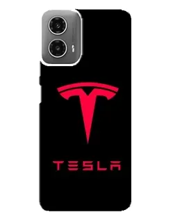 Чехол для Motorola MOTO G34 с картинкой «Tesla Red Logo» Чехол для Motorola MOTO G34 с картинкой «Tesla Red Logo»