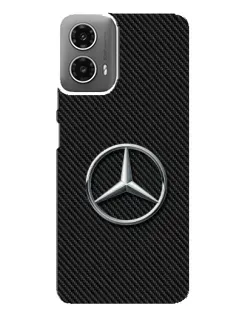 Чехол для Motorola MOTO G34 с картинкой «Карбоновый Mercedes стиль» Чехол для Motorola MOTO G34 с картинкой «Карбоновый Mercedes стиль»