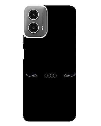 Чехол для Motorola MOTO G34 с картинкой «Audi — световой подпись»