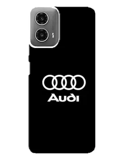 Чехол для Motorola MOTO G34 с картинкой «Классическое лого Audi»