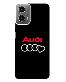 Чехол для Motorola MOTO G34 с картинкой «Логотип Audi Heart»