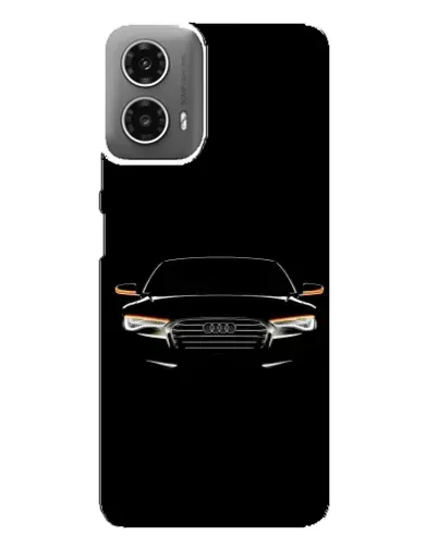 Чехол для Motorola MOTO G34 с картинкой «Audi — ночной контур»