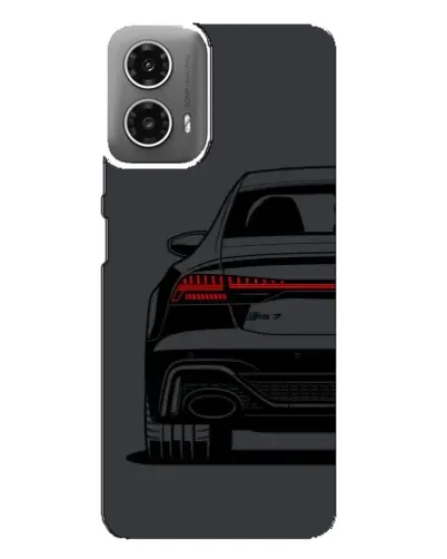 Чехол для Motorola MOTO G34 с картинкой «Задняя часть Audi — арт»