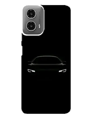 Чехол для Motorola MOTO G34 с картинкой «Взгляд Audi в темноте»