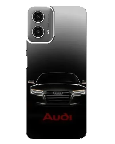Чехол для Motorola MOTO G34 с картинкой «Audi — градиентный контур»