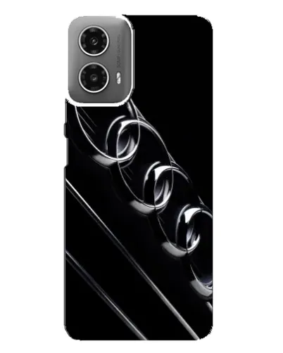 Чехол для Motorola MOTO G34 с картинкой «Audi — абстрактные кольца»