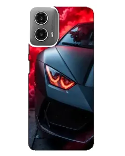 Чехол для Motorola MOTO G34 с картинкой «Lamborghini красное сияние»