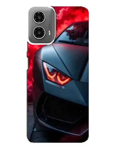Чехол для Motorola MOTO G34 с картинкой «Lamborghini красное сияние» Чехол для Motorola MOTO G34 с картинкой «Lamborghini красное сияние»