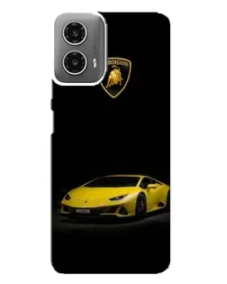 Чехол для Motorola MOTO G34 с картинкой «Lamborghini желтый акцент» Чехол для Motorola MOTO G34 с картинкой «Lamborghini желтый акцент»